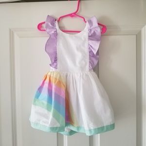 Pleiades Pastel Rainbow Belle Dress 12/18 months